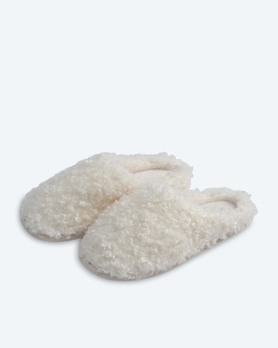 Produktabbildung für Teddy Superwuschel Hausschuhe uni