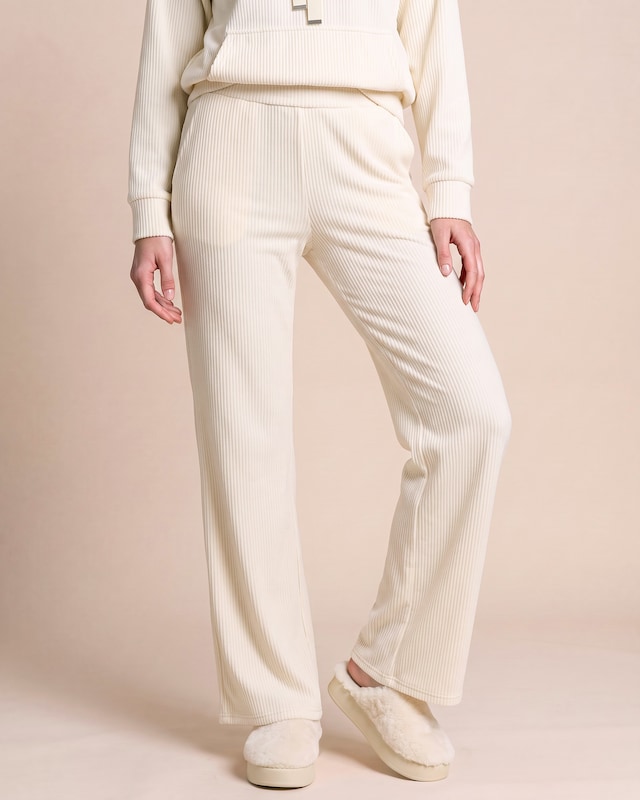 Produktabbildung für Wide Leg Flausch Hose