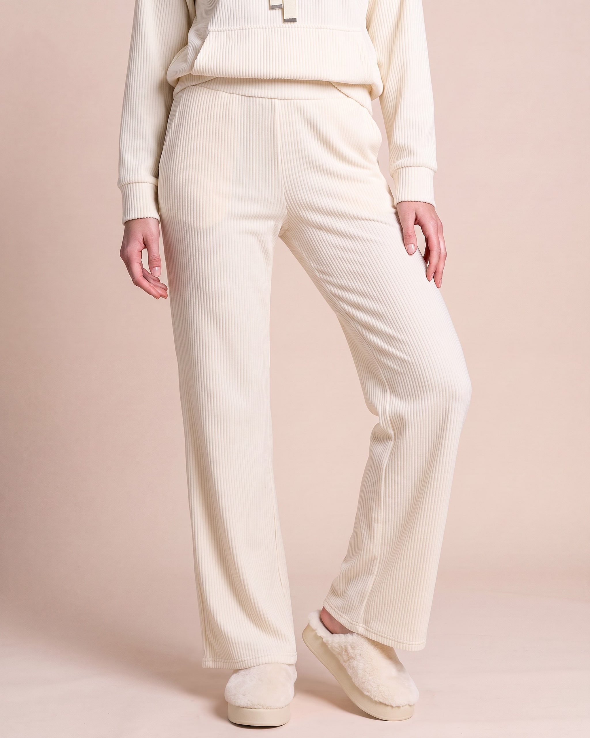 Produktabbildung für Wide Leg Flausch Hose