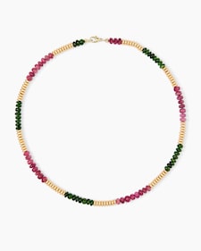 Produktabbildung für Collier mit Turmalin & Hämatit