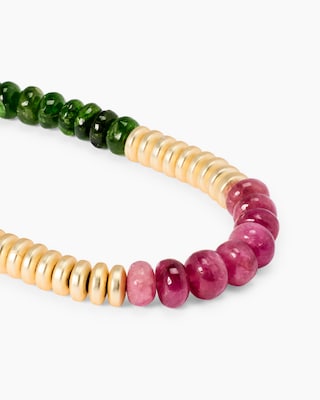 Produktabbildung 2 für Collier mit Turmalin & Hämatit