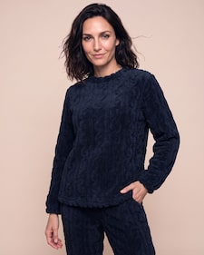 Produktabbildung für Loungewear-Flausch-Hausanzug, 2-teilig