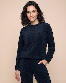 Produktabbildung für Loungewear-Flausch-Hausanzug, 2-teilig