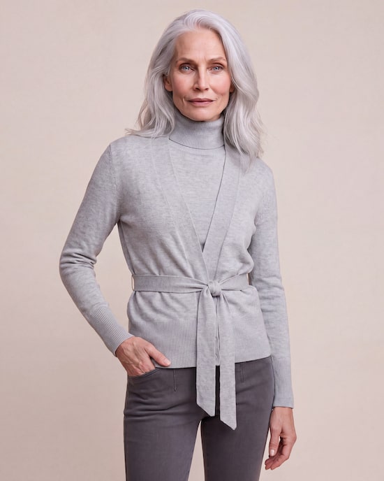 Produktabbildung für Twin-Set mit Rollkragenpullover