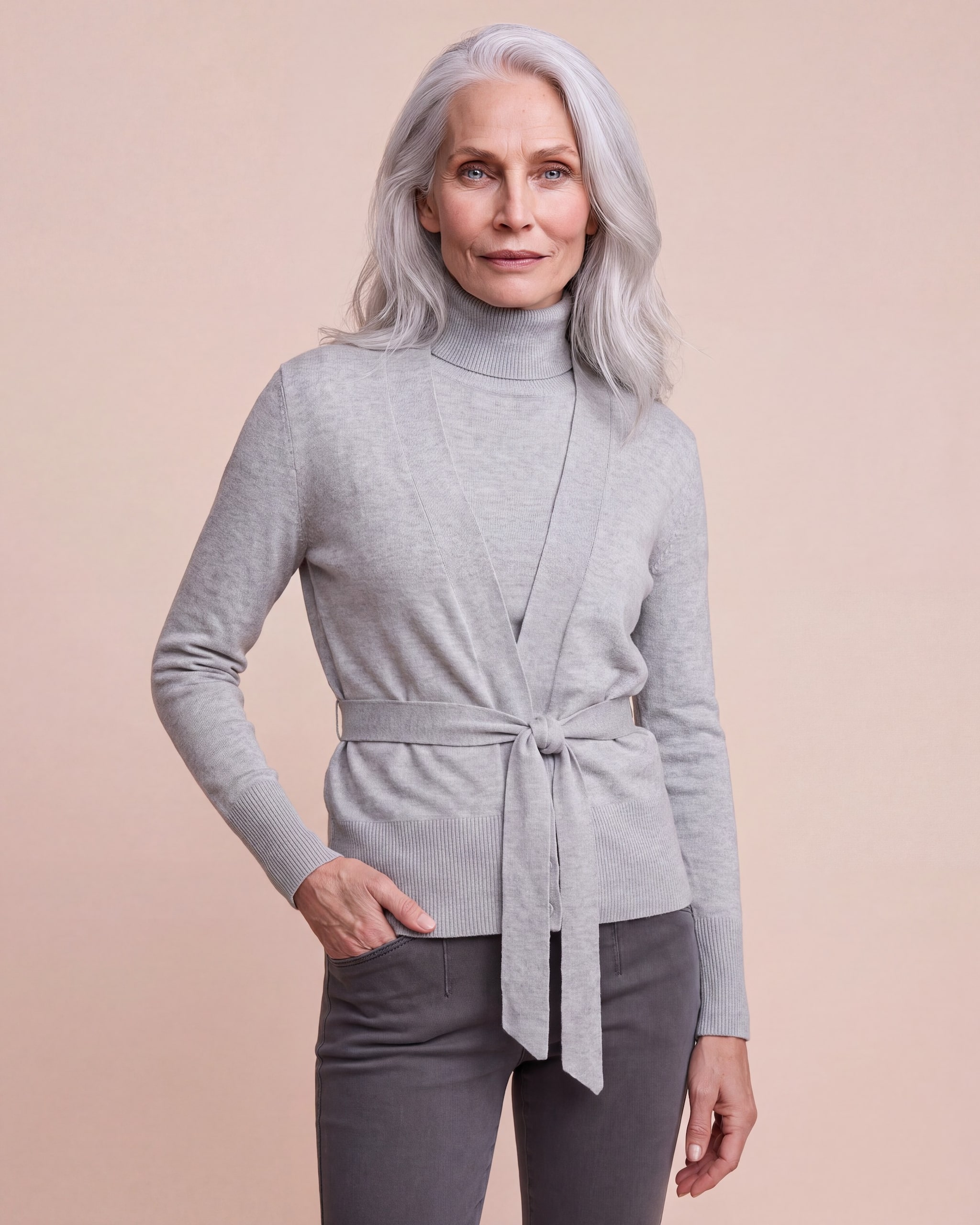 Produktabbildung für Twin-Set mit Rollkragenpullover