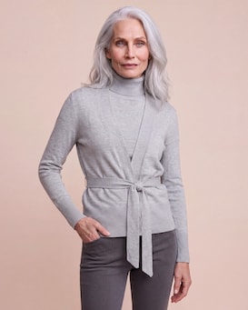 Produktabbildung für Twin-Set mit Rollkragenpullover