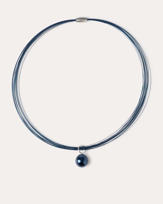 Produktabbildung für Edelstahl-Collier mit MK-Perle 14 mm