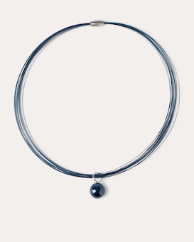 Produktabbildung für Edelstahl-Collier mit MK-Perle 14 mm