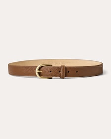 Produktabbildung für Gürtel glattes Leder mit Schnalle
