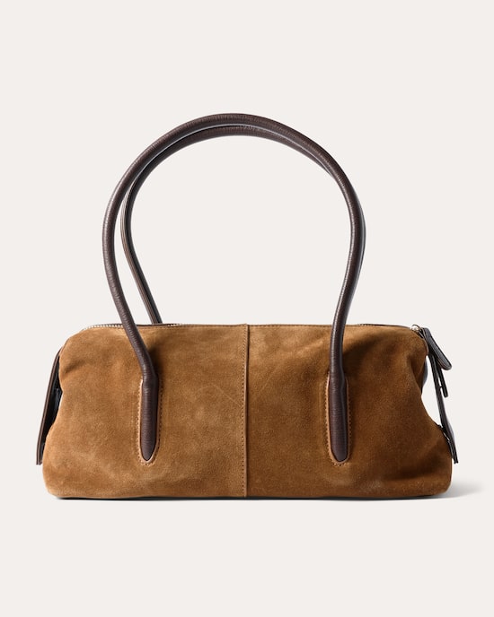 Produktabbildung für Baguettetasche Materialmix