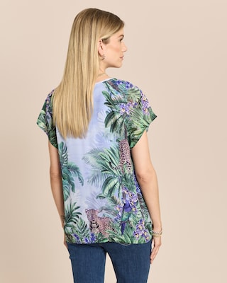 Produktabbildung 4 für Shirt mit Chiffon und Druckmix