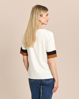 Produktabbildung 4 für Shirt mit Streifen und Leoprint