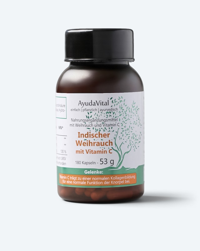 Indischer Weihrauch mit Vitamin C, 180 Kps.