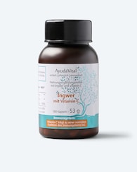 Produktabbildung für Ingwer mit Vitamin C, 180 Kps.