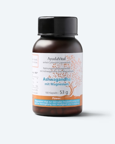 Produktabbildung für Ashwagandha mit Magnesium, 180 Kps.