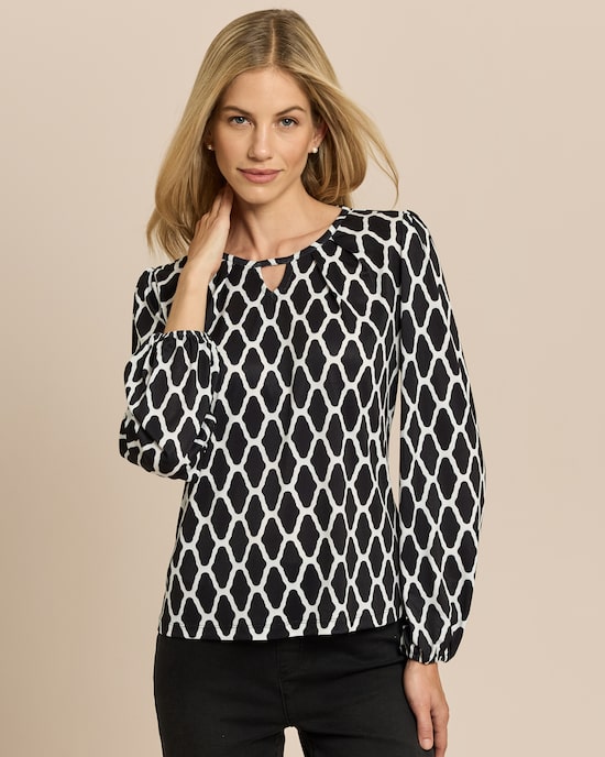 Produktabbildung für Shirt mit zweifarbigem Druck