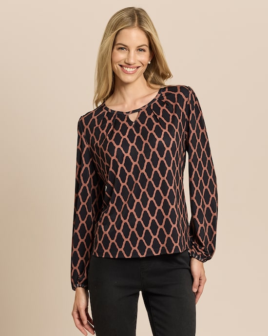 Produktabbildung für Shirt mit zweifarbigem Druck