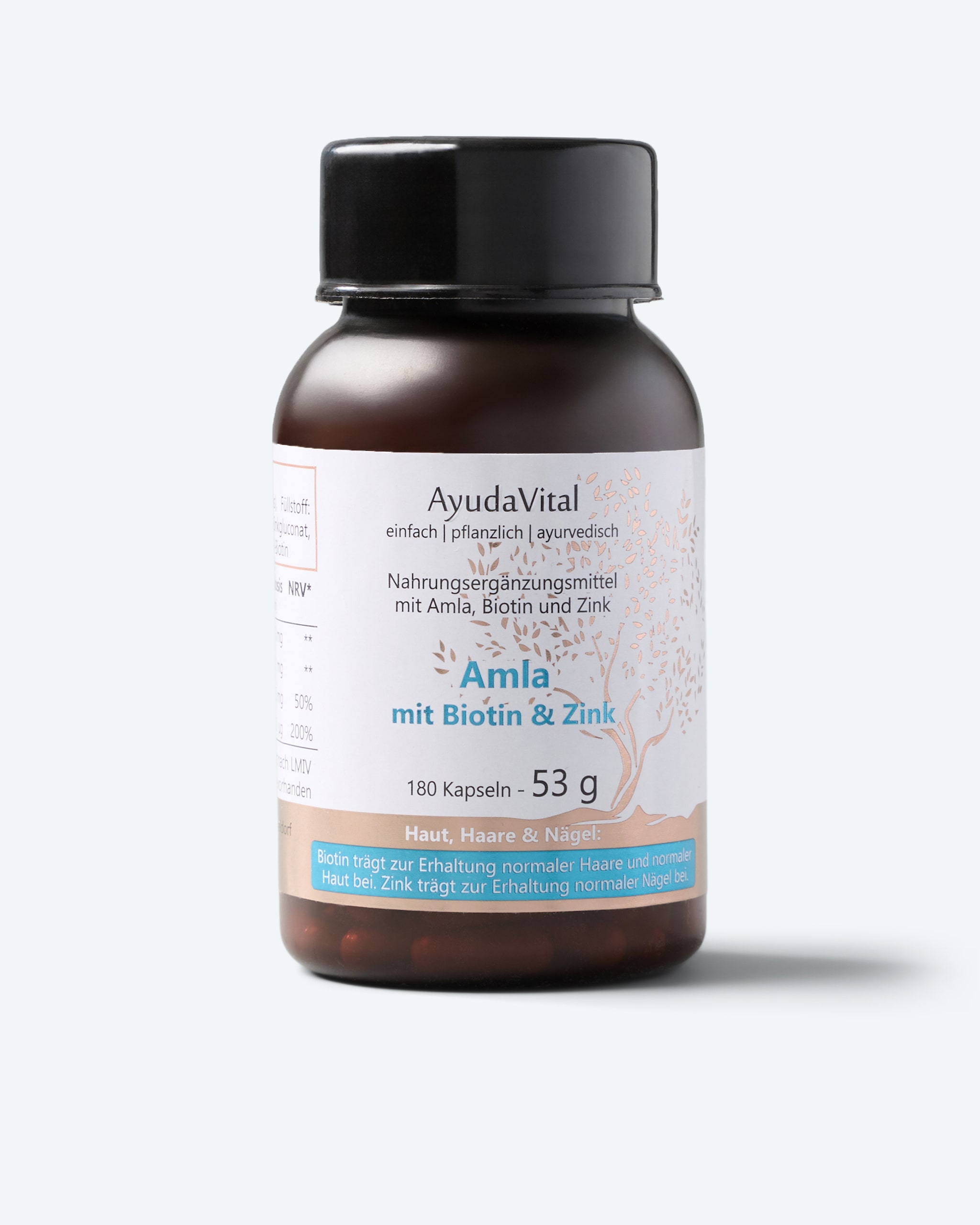 Produktabbildung für Amla mit Biotin & Zink, 180 Kapseln
