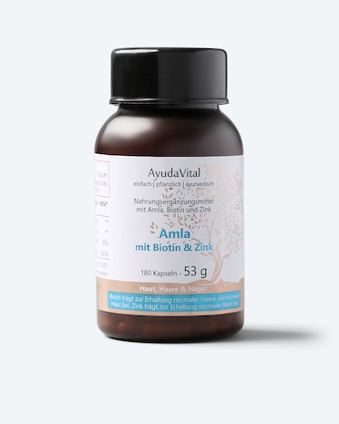 Produktabbildung für Amla mit Biotin & Zink, 180 Kapseln