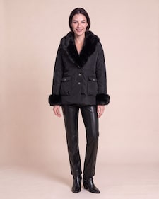 Produktabbildung für Jacke mit Webpelz