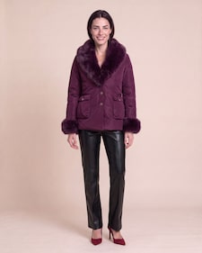 Produktabbildung für Jacke mit Webpelz