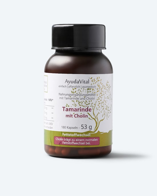 Produktabbildung für Tamarinde mit Cholin, 180 Kps.