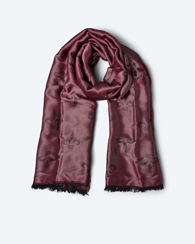 Jacquard Stola mit Logolilie