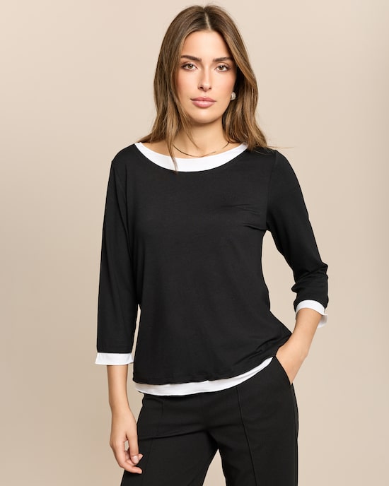 Produktabbildung für Shirt im Layering-Look