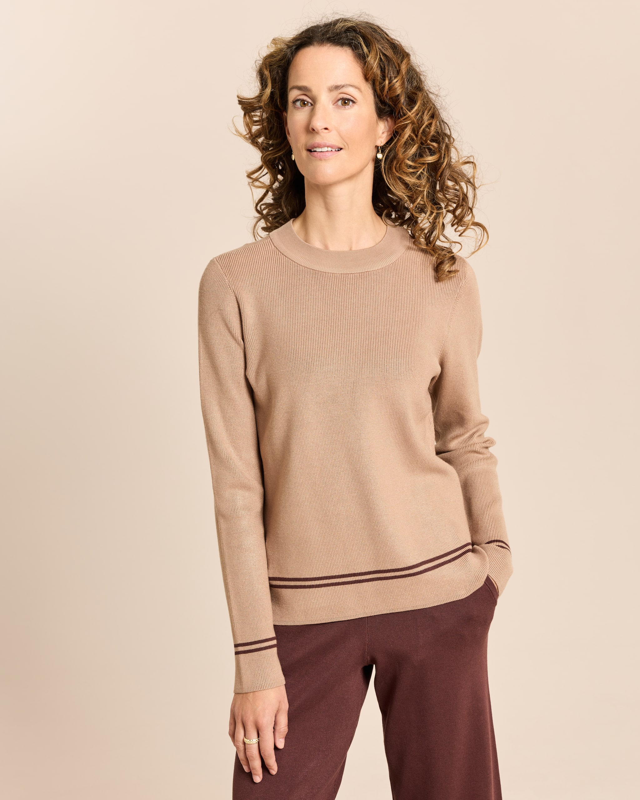 Produktabbildung für Boxy Strickpullover