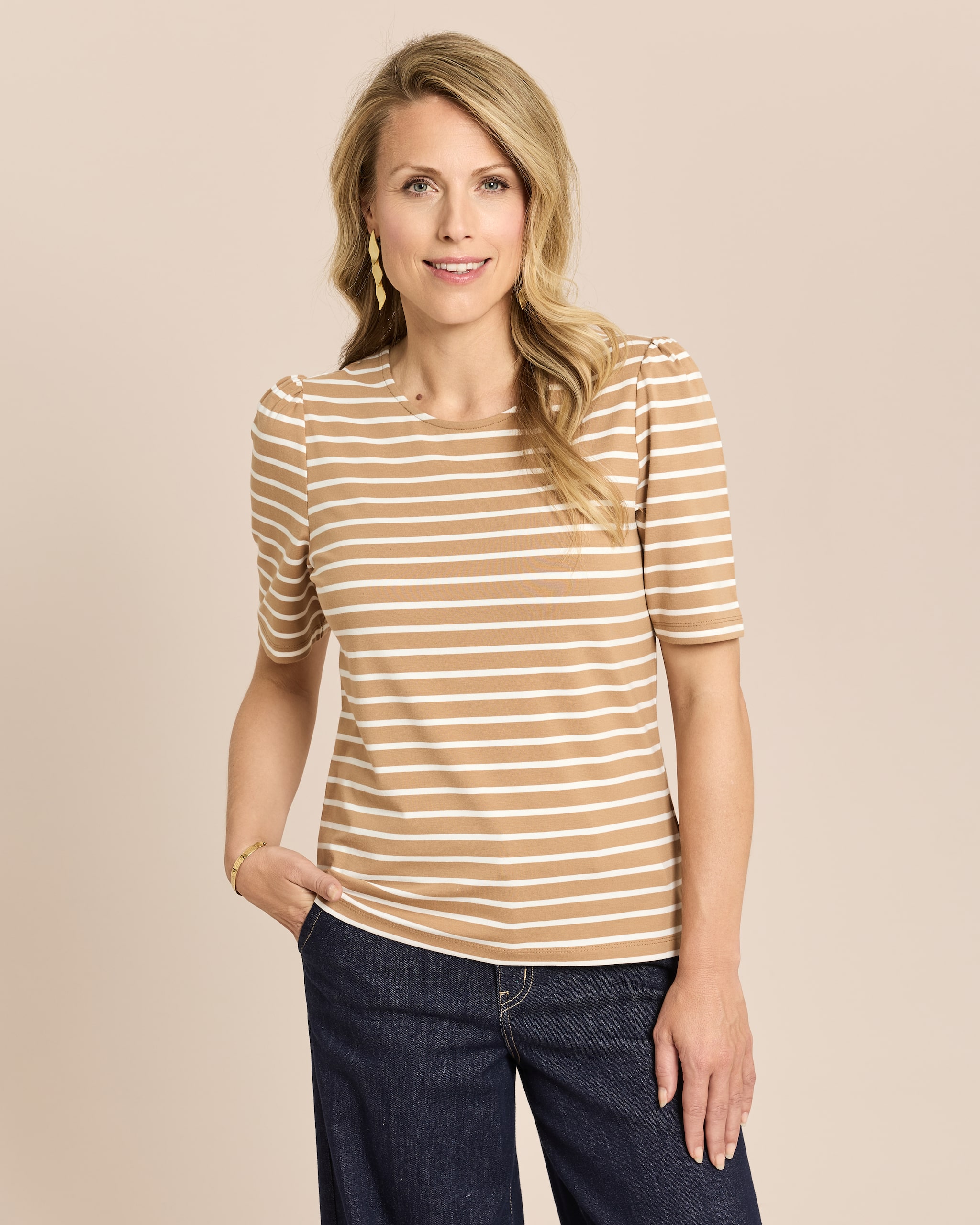 Produktabbildung für Jubiläums-Shirt mit Streifen