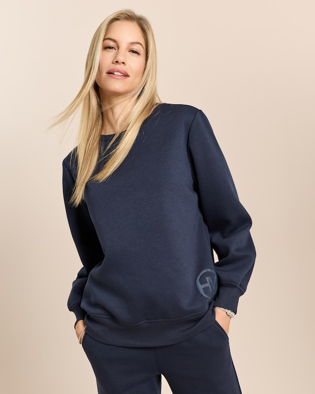 Sweatshirt mit Logo-Druck
