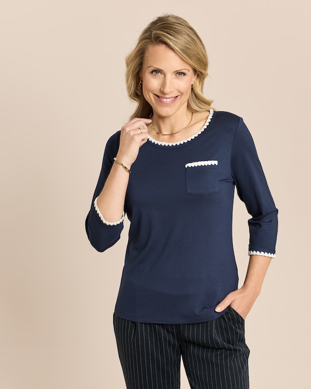Shirt mit Brusttasche