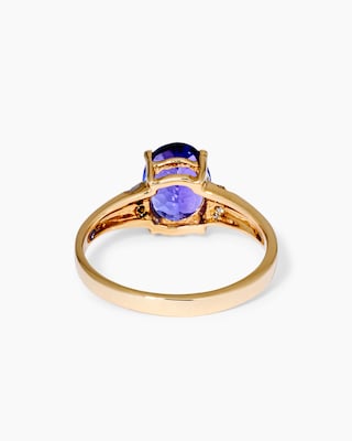 Produktabbildung 3 für Ring mit Tansanit AAAA+ und Brillanten