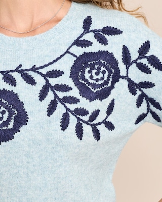 Produktabbildung 5 für Pullover mit großen Blumen
