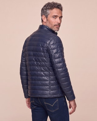 Produktabbildung 2 für Lederjacke in Steppoptik