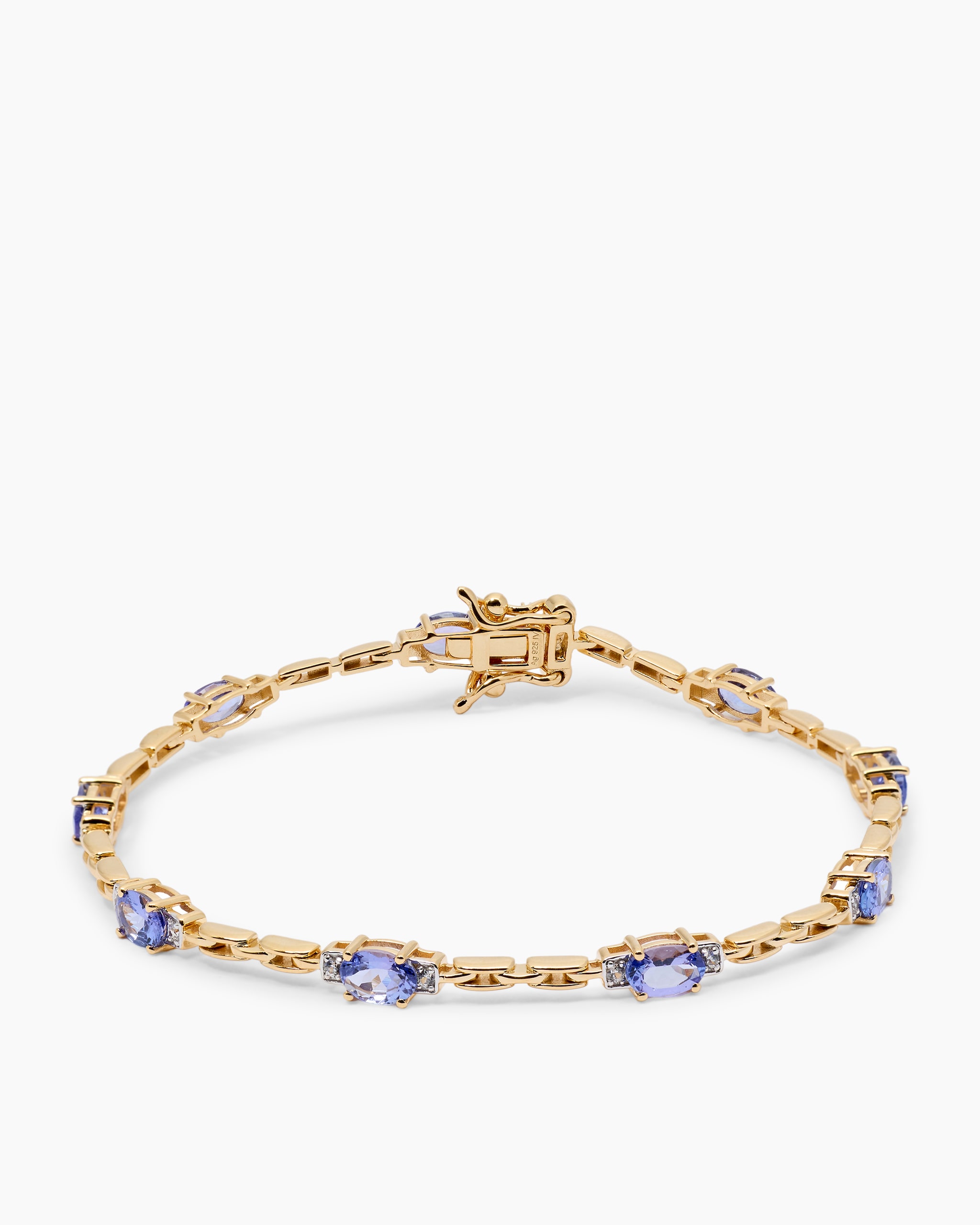 Produktabbildung für Armband mit Tansanit AAA und Zirkon