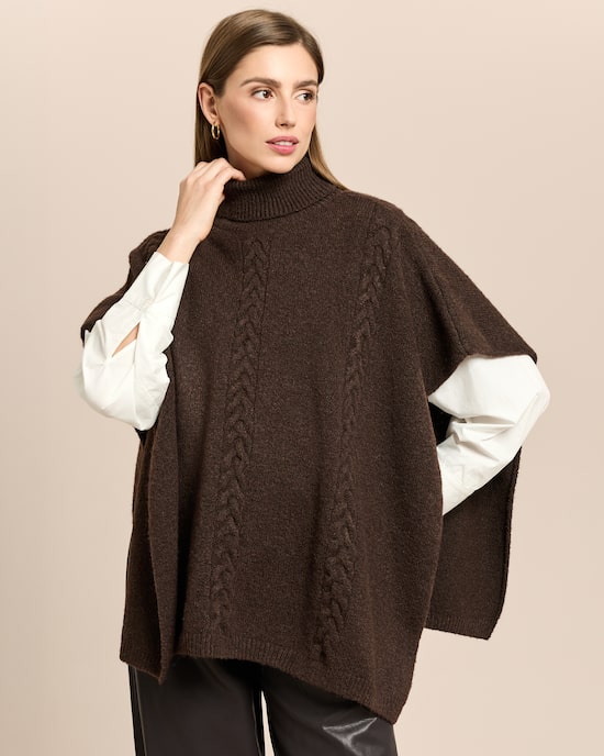 Produktabbildung für Poncho gestrickt