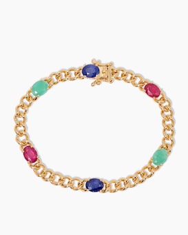 Produktabbildung für Armband mit Multi-Edelsteinen