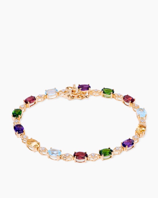 Produktabbildung für Armband mit Multi-Edelsteinen
