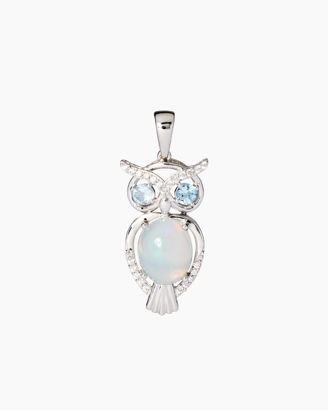 Anhänger mit Äthiopischem Opal, Topas & Zirkon