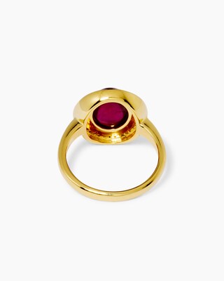 Produktabbildung 3 für Ring mit Sambia Rubin & Zirkonia