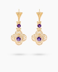 Produktabbildung für Ohrhänger mit Amethyst