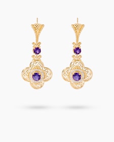Produktabbildung für Ohrhänger mit Amethyst