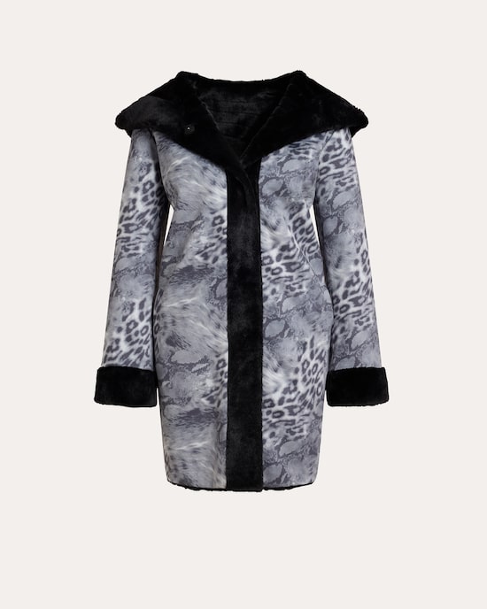 Produktabbildung für Wendewebpelz-Longjacke