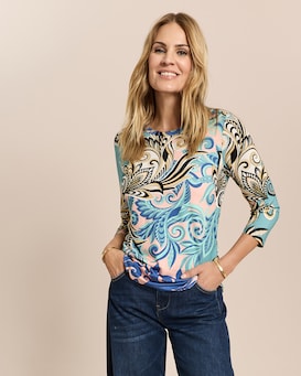 Produktabbildung für Shirt Basic 3/4-Arm