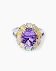 Produktabbildung für Ring mit Amethyst & Opal