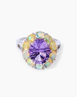 Produktabbildung 1 für Ring mit Amethyst & Opal