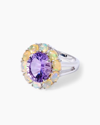 Produktabbildung 3 für Ring mit Amethyst & Opal