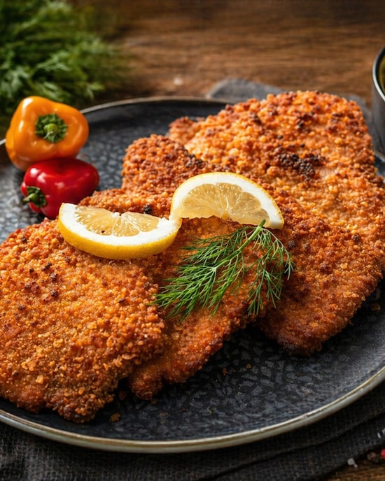 Produktabbildung für Alm-Putenknusperschnitzel, 5x 160 g