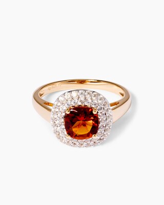 Produktabbildung 4 für Ring mit Madeira Citrin & Zirkon